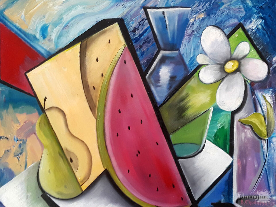 Still Life with Watermelon