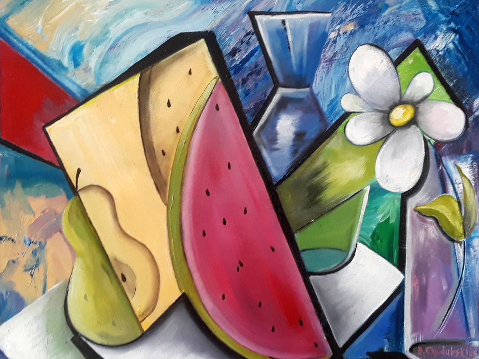 Still Life with Watermelon