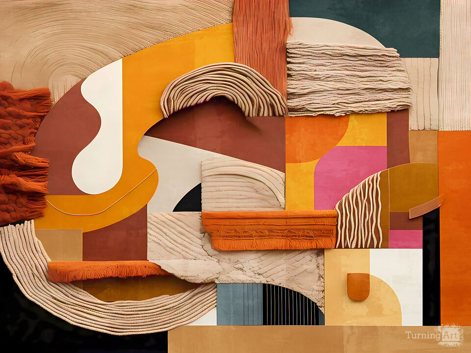 Modern Abstract Boho Collage