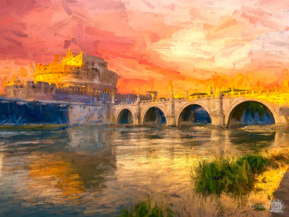 Castel Sant'Angelo Stunning Sunset