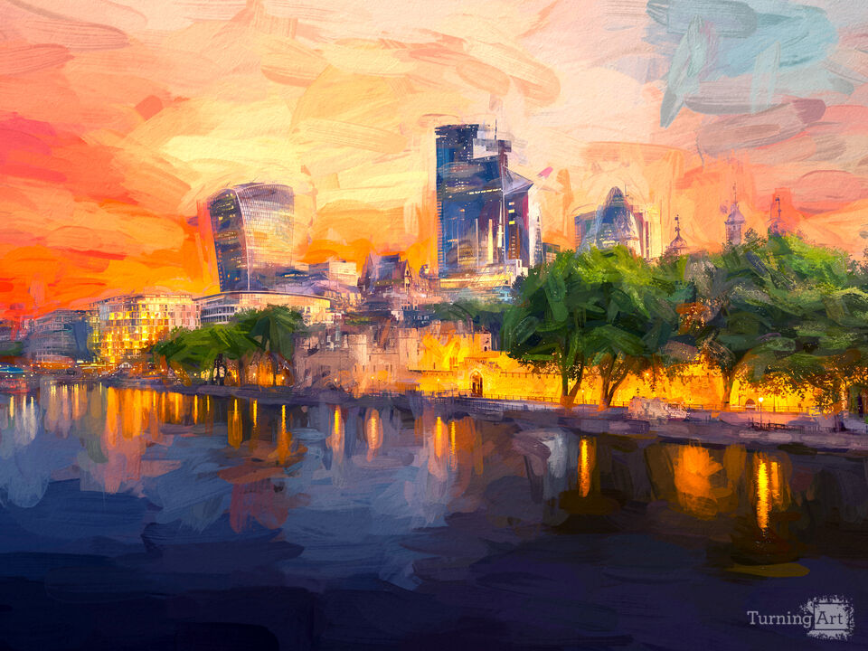 London Love - Painterly Style