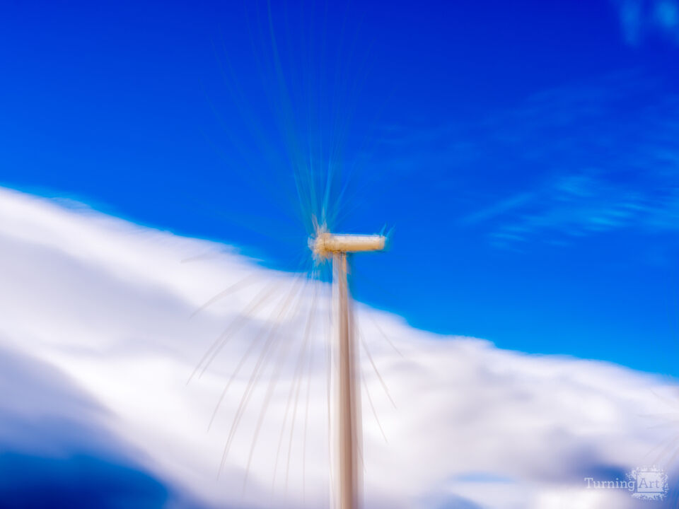Wind Turbine - Impressionist Style