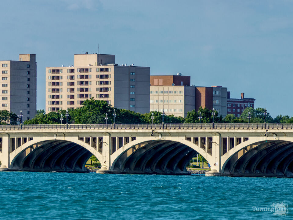 MacArthur Bridge Detroit Michigan