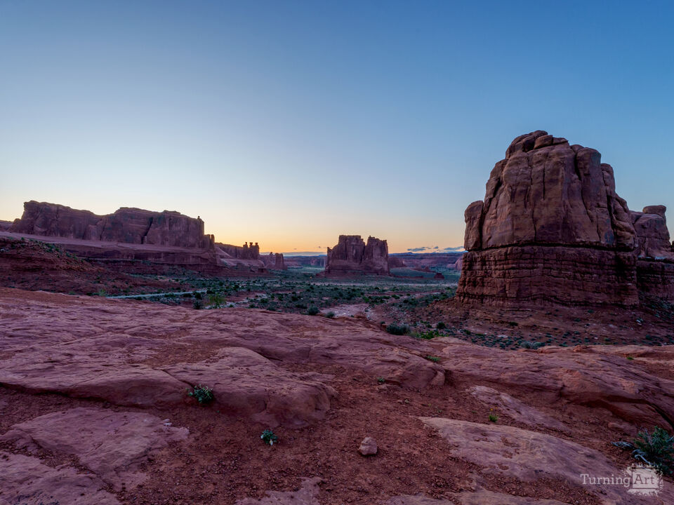 Arches Park Avenue After Sunset