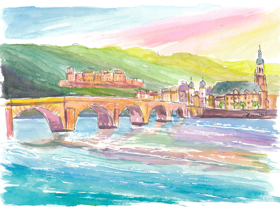 Heidelberg Historic Heart with view of Castle