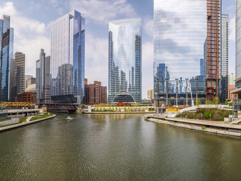 Blue Glass Towers
