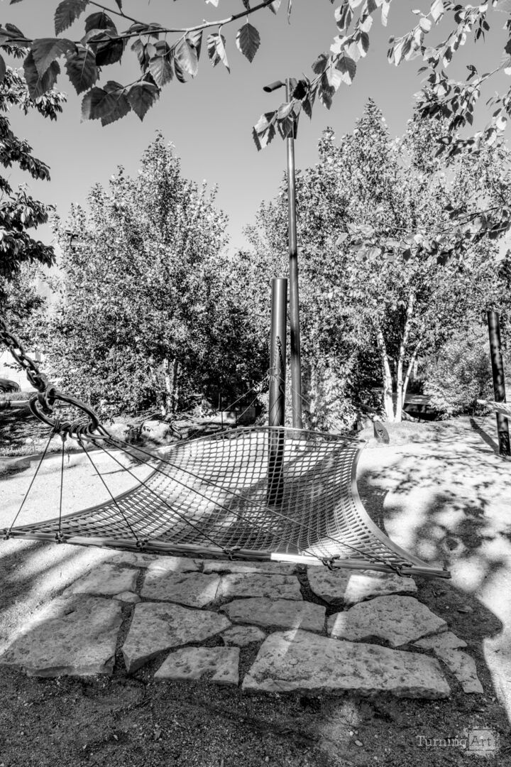 Hammock In The Shadows Grayscale
