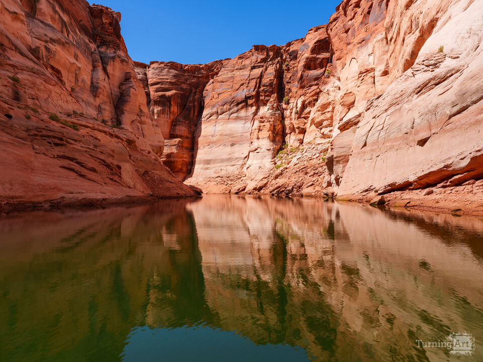 Antelope Canyon Water Reflections