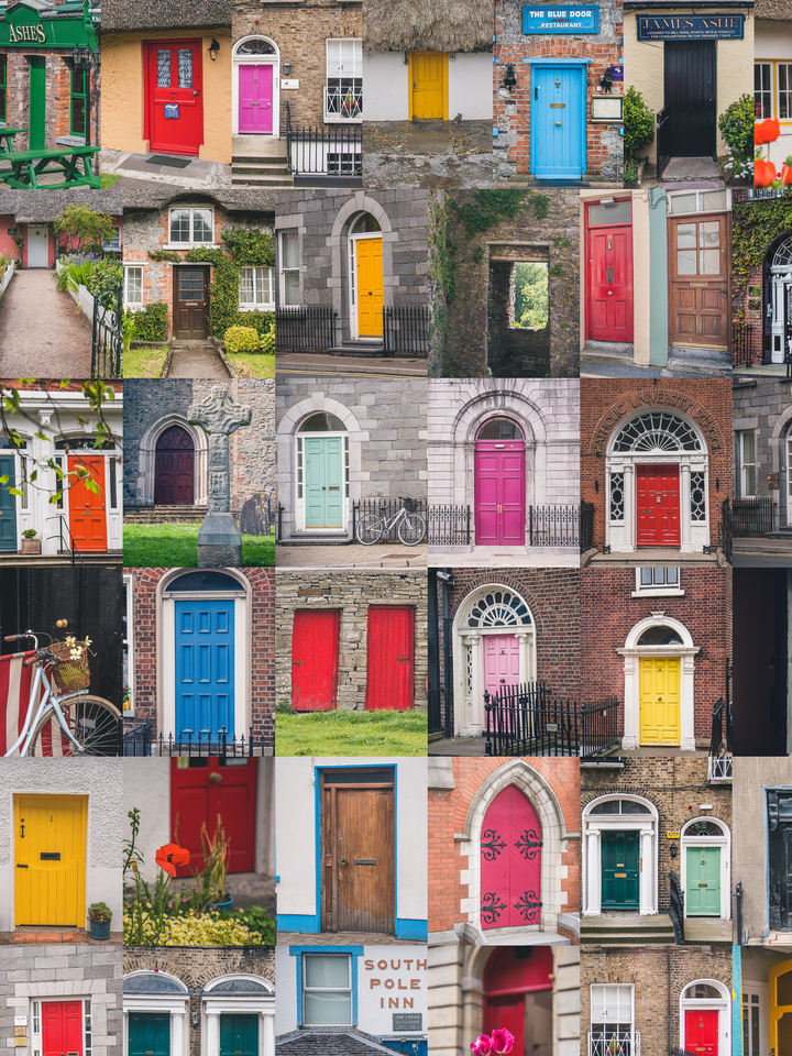 The Charm of Irish Doorways