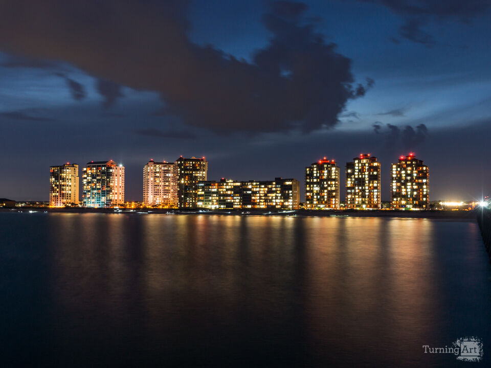 Night Lights Navarre Beach Skyline
