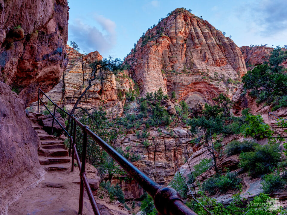 Zion Canyon Overlook Trail After Sunset