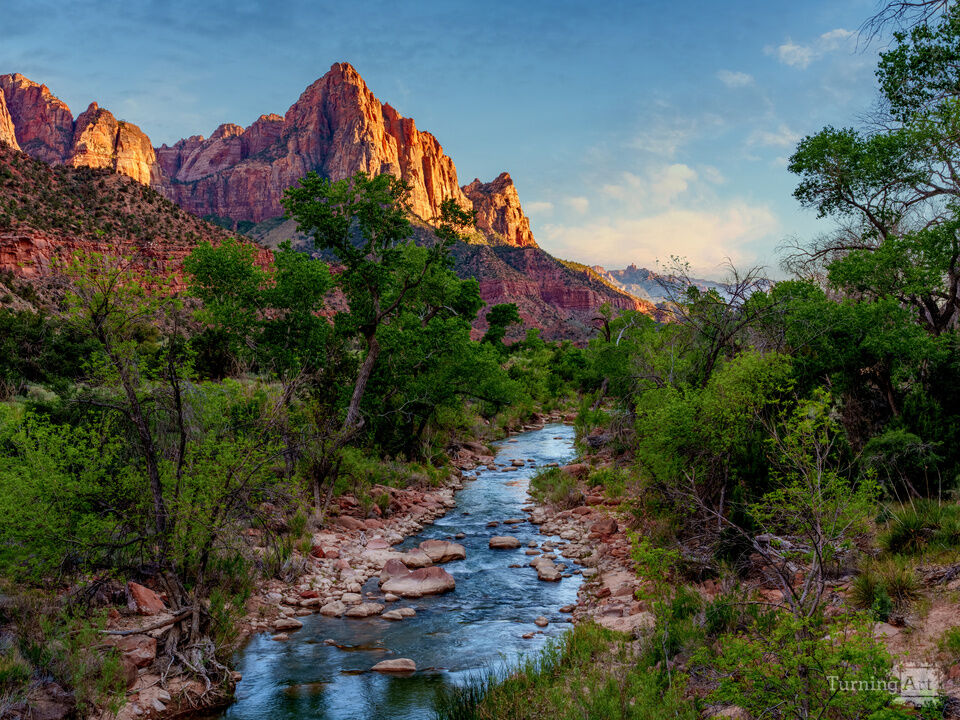 Zion The Watchman Sunset