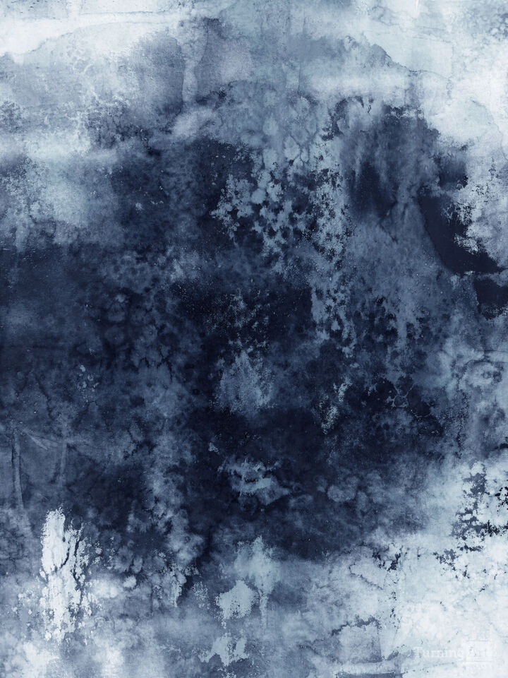 EPOCH 1 INDIGO BLUE - ABSTRACT GRUNGE URBAN PAINTING