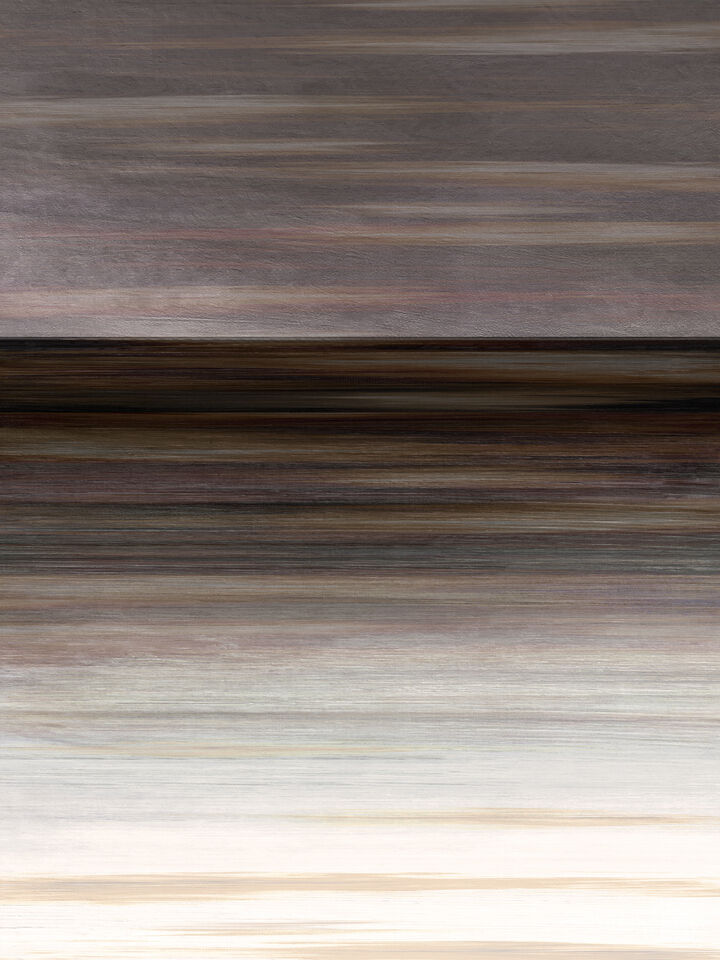 WAITING FOR DAWN 7 VERTICAL - MINIMALIST OCEAN LANDSCAPE PAINTING