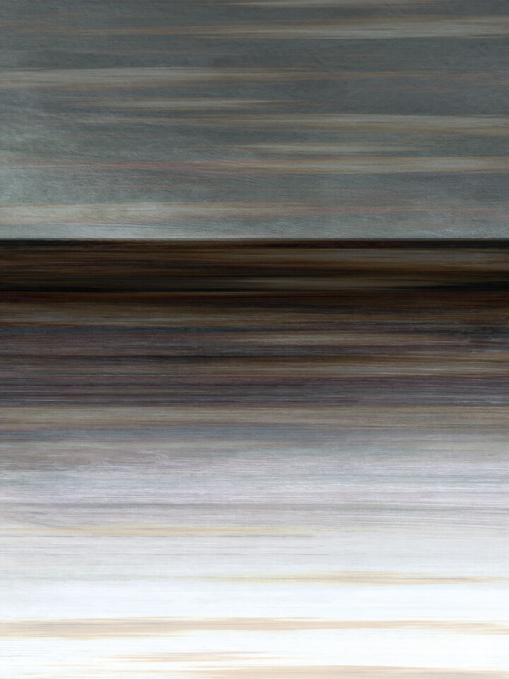 WAITING FOR DAWN 8 VERTICAL - MINIMALIST OCEAN LANDSCAPE PAINTING