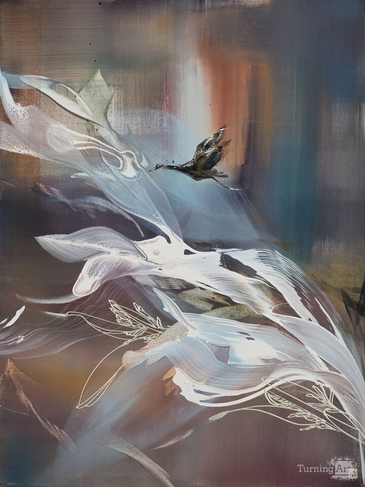 Opaline Grace Triptych (c)