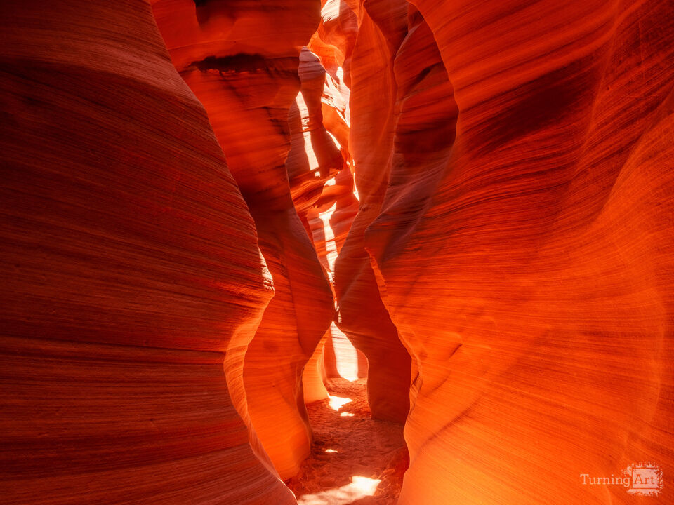 Sunlit Antelope Canyon