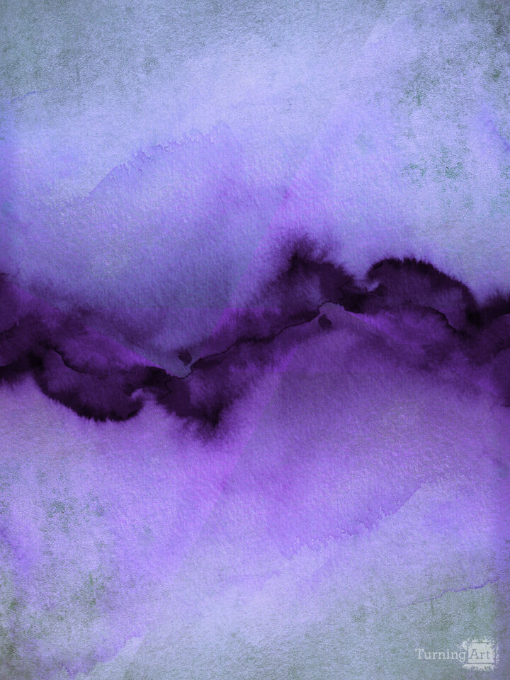 THE VIBE, LAVENDER VIOLET PURPLE - ABSTRACT ORGANIC PAINTING