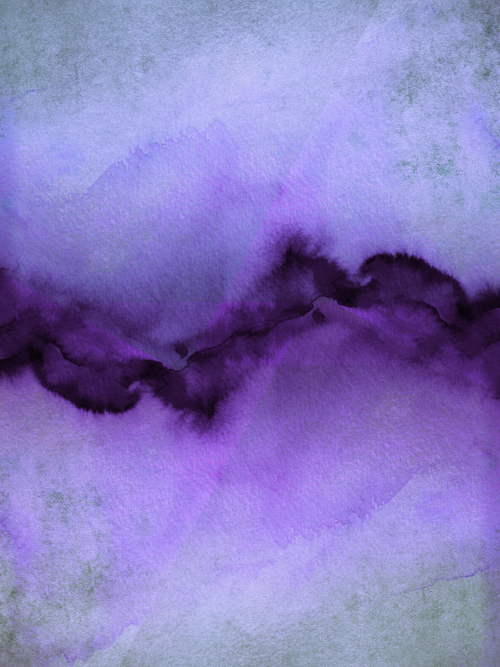 THE VIBE, LAVENDER VIOLET PURPLE - ABSTRACT ORGANIC PAINTING