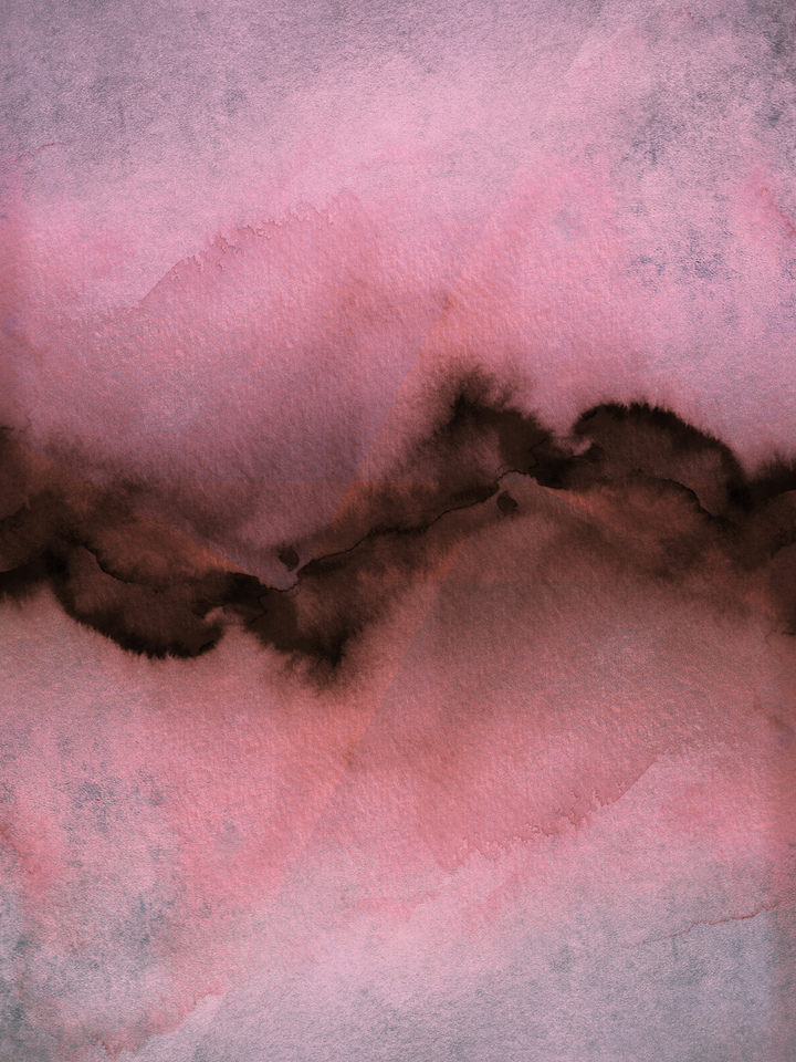 THE VIBE, BLUSH PINK BROWN GREY - ABSTRACT ORGANIC PAINTING