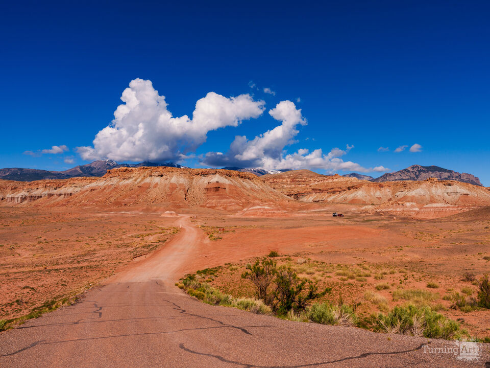 Utah Dirt Road To The Mountains
