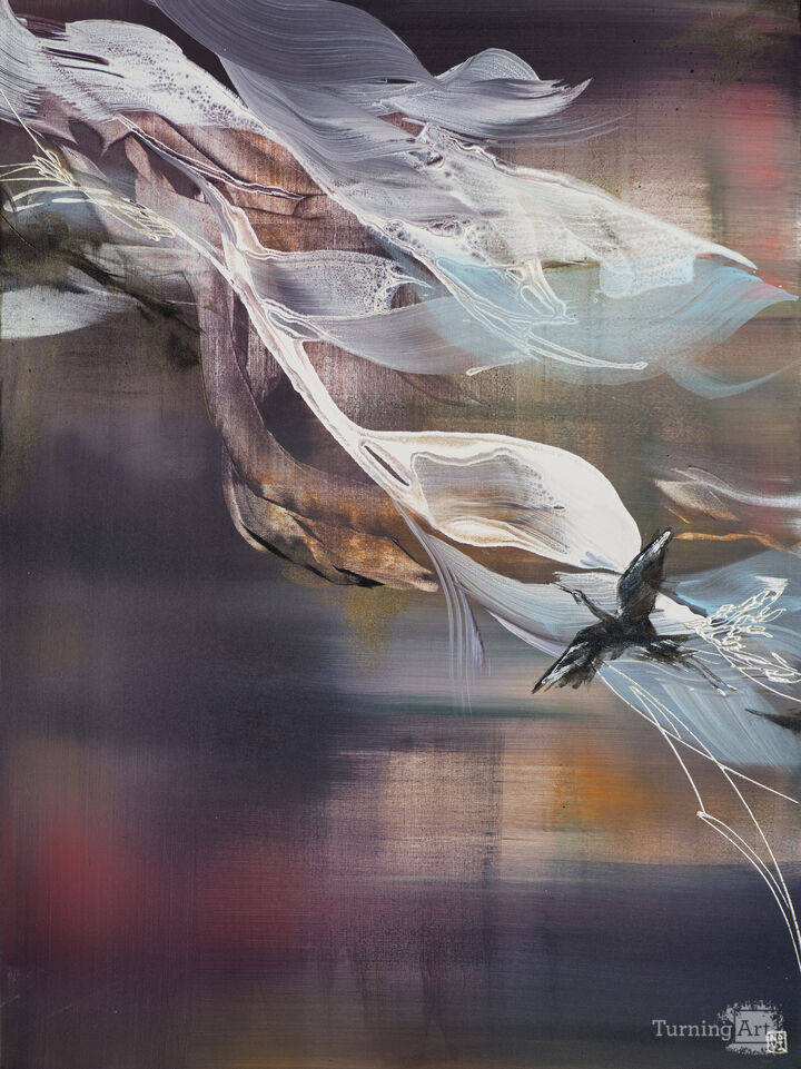 Opaline Grace Triptych (a)