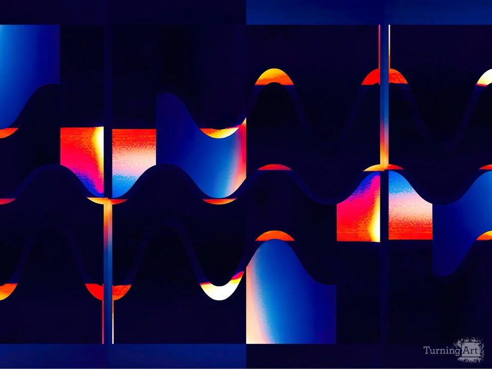 Parhelic Sunset Waves III
