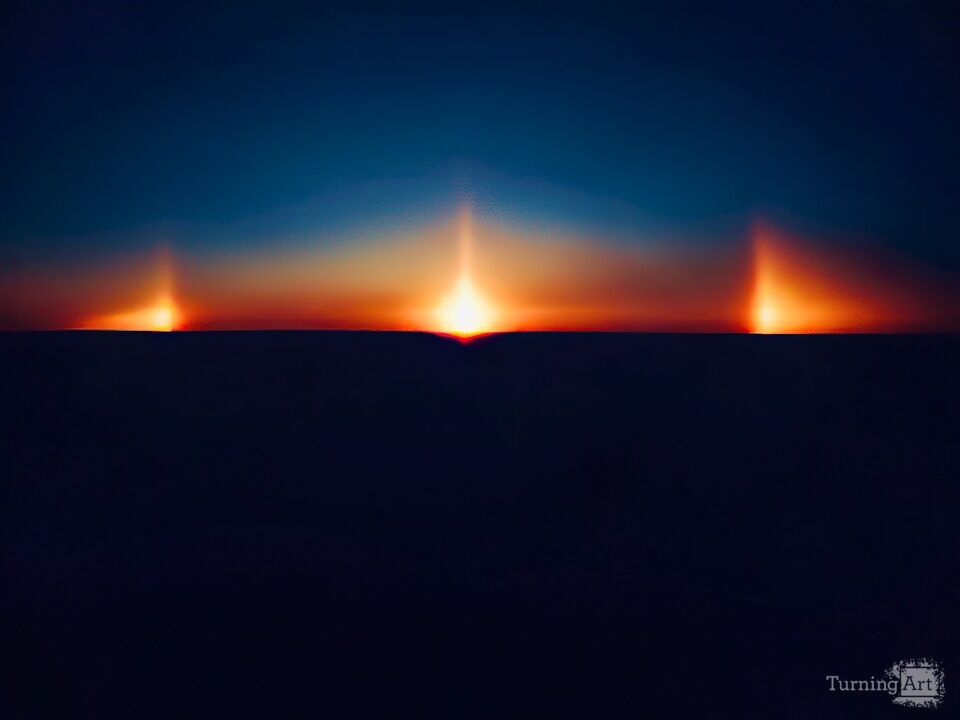 Parhelic Sunset Portrait