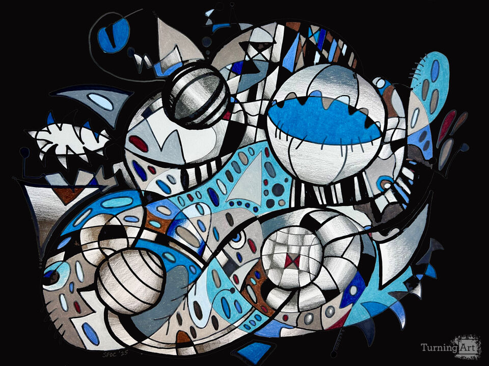 Blue Black Ice Orbit