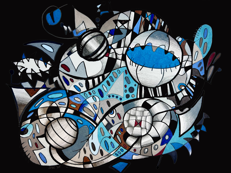 Blue Black Ice Orbit