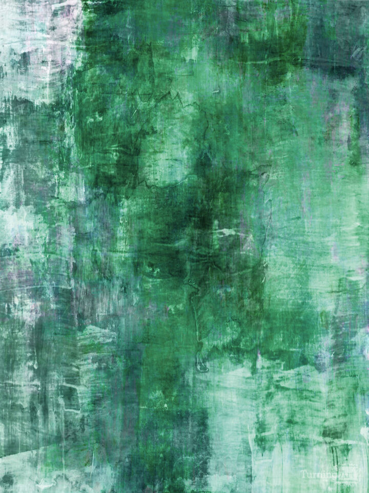 THE BLUR, EMERALD ISLE - ABSTRACT CONTEMPORARY PAINTING