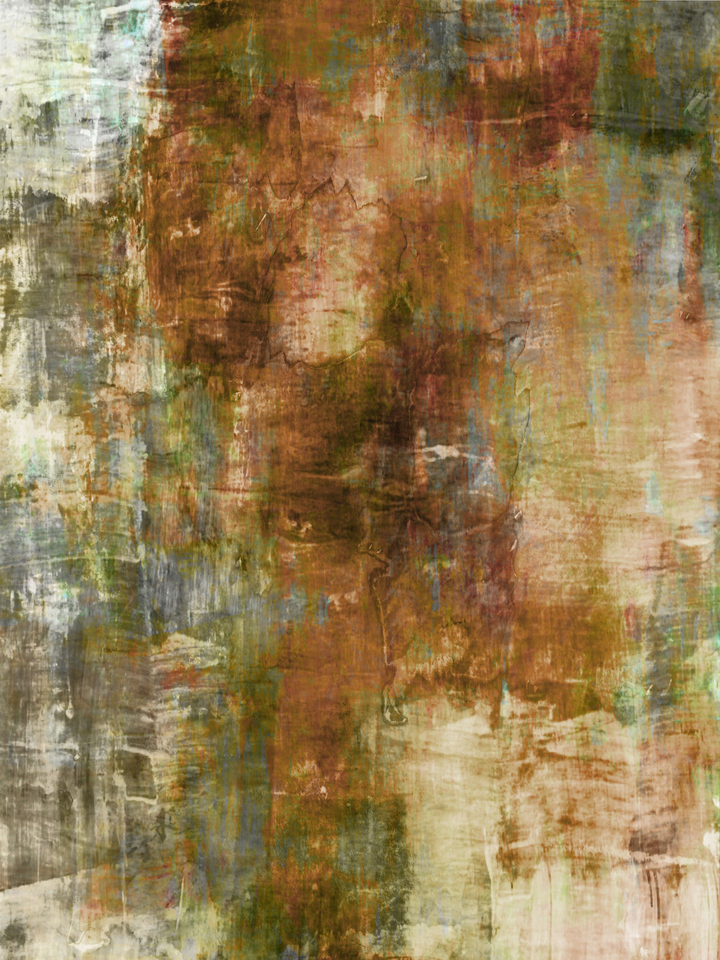 THE BLUR, RUSTIC AUTUMN - ABSTRACT CONTEMPORARY PAINTING