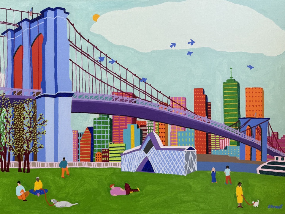 A Good Day at the Brooklyn Bridge