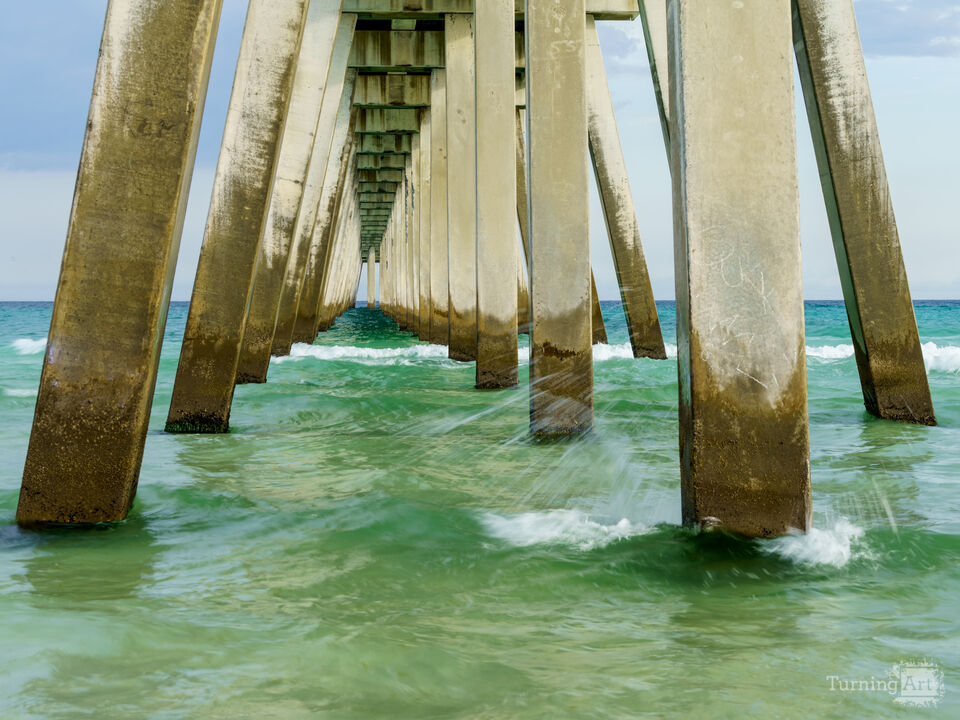 Splashing Under Navarre Pier