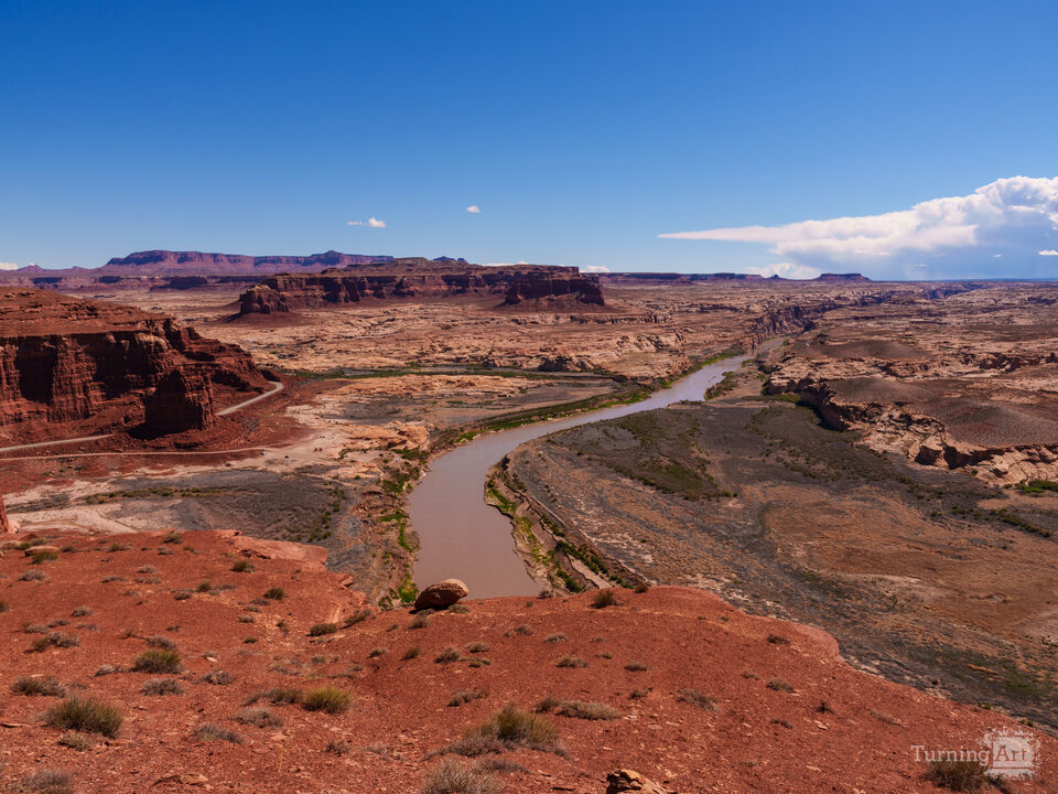 Hite Ledge View Of Colorado River