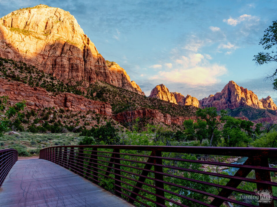 Zion Watchman Sunset View