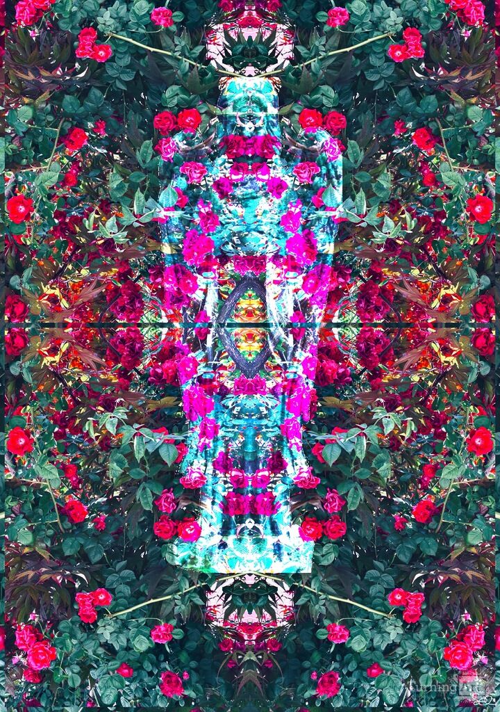 Angel Among The Roses