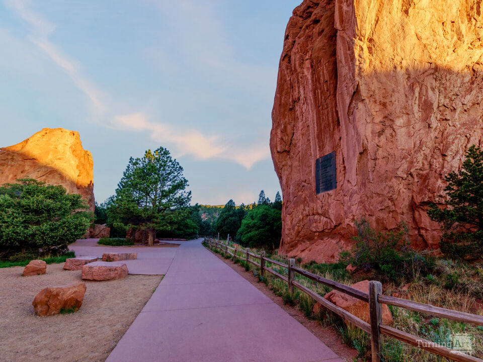 Golden Morning Stroll Garden Of Gods