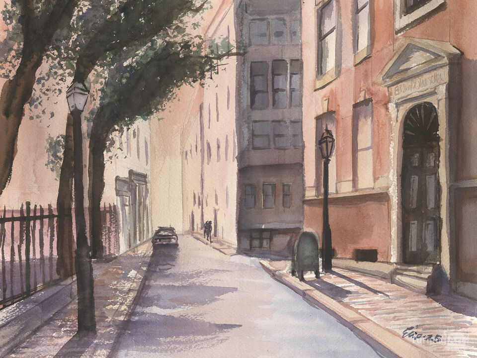 "Myrtle Street II, Beacon Hill"