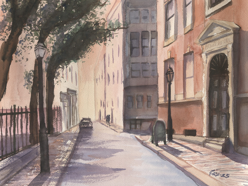 "Myrtle Street II, Beacon Hill"