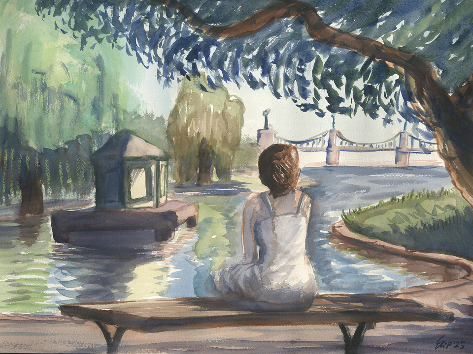 "Lady at the Public Garden"