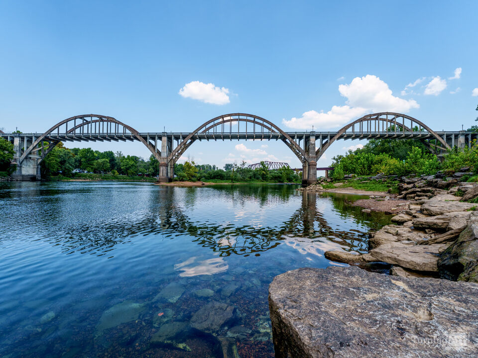 Timeless Arches Over the White River