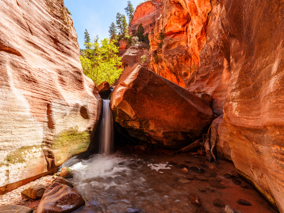 Kanarra Boulder Falls