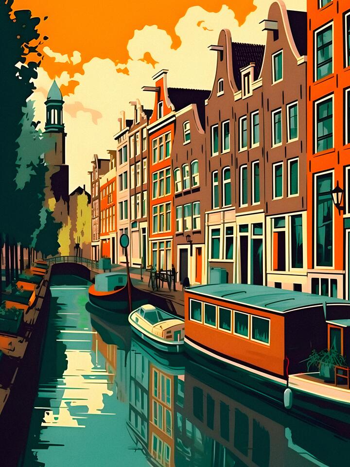 Amsterdam Canal Houses