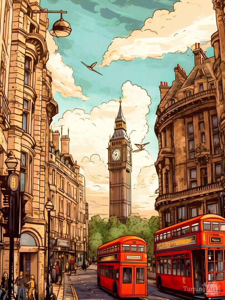 London Travel Art