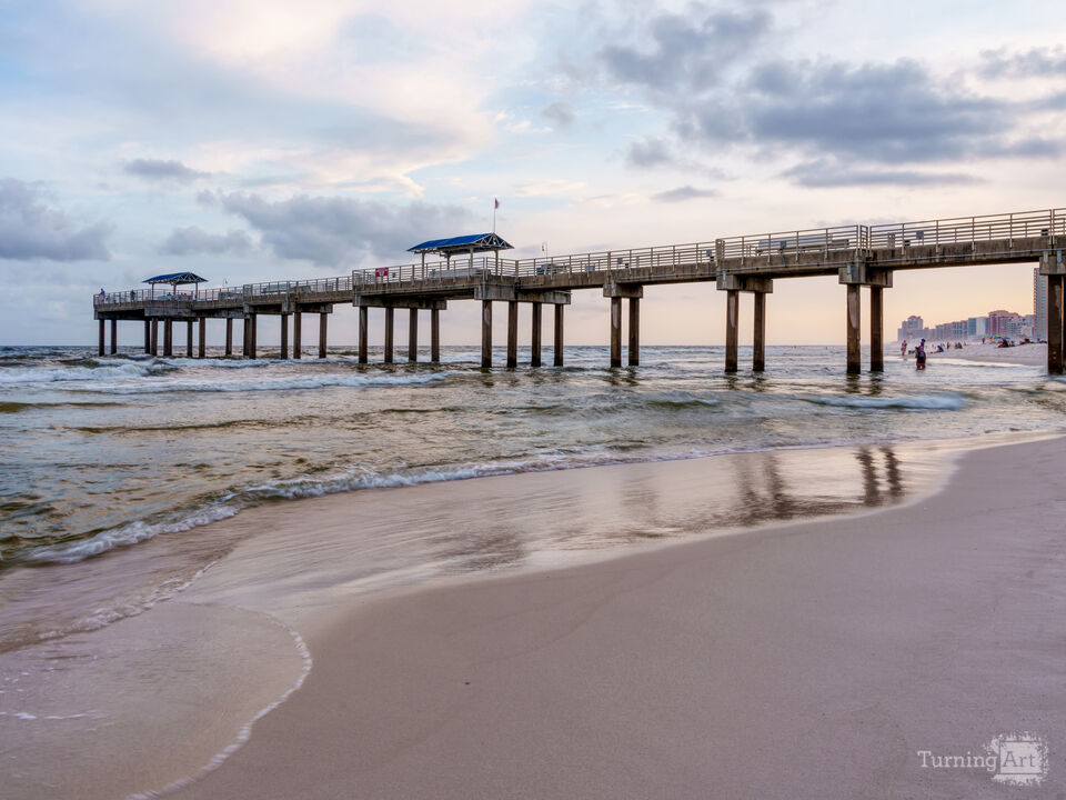 Peaceful Sunset Orange Beach