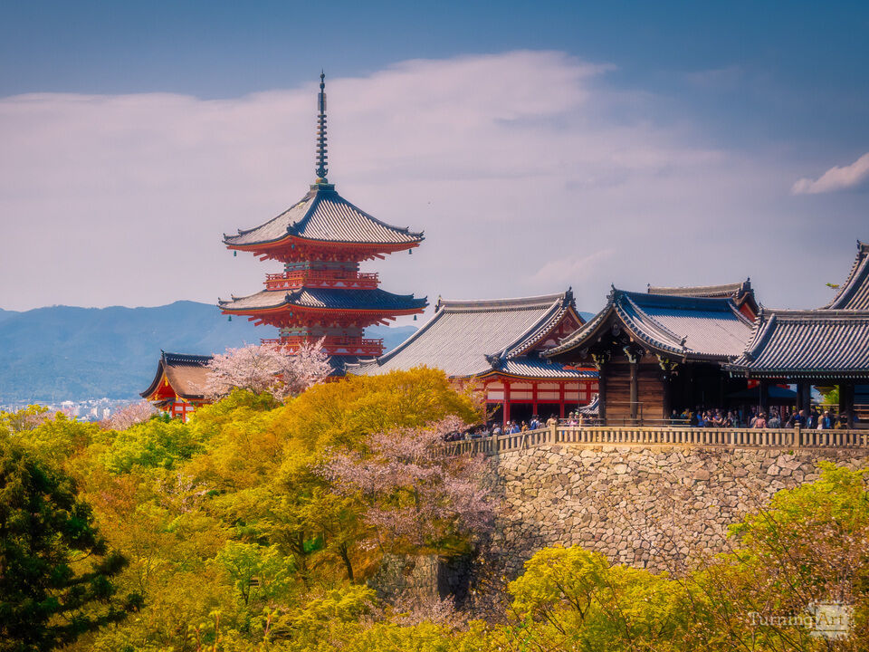 Panoramic View of Kiyomizu-dera Temple