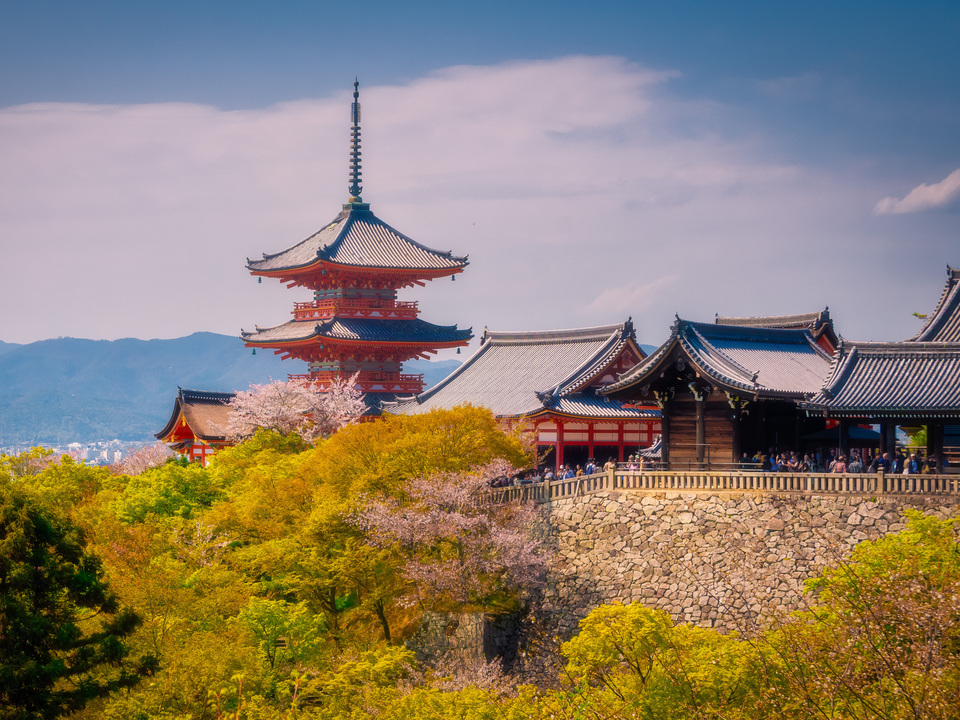 Panoramic View of Kiyomizu-dera Temple