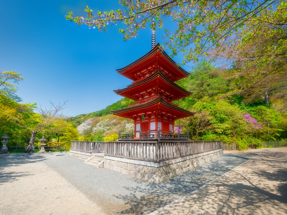 Panoramic View of Kiyomizu-dera Temple