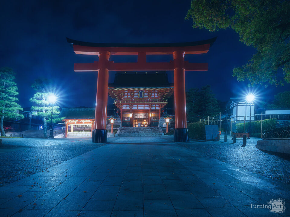 Fushimi Inari Torii Gates at Night